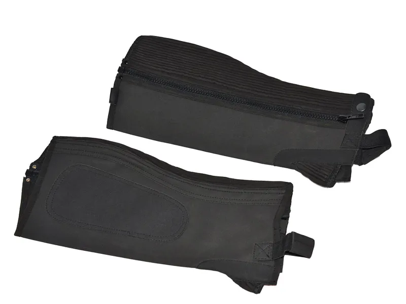 Dever Amara Synthetic Suede Half Chaps Childs in in Black